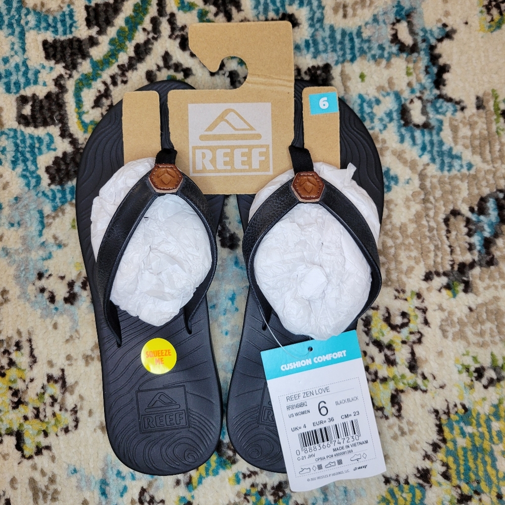 Reef Black Zen Love Sandals